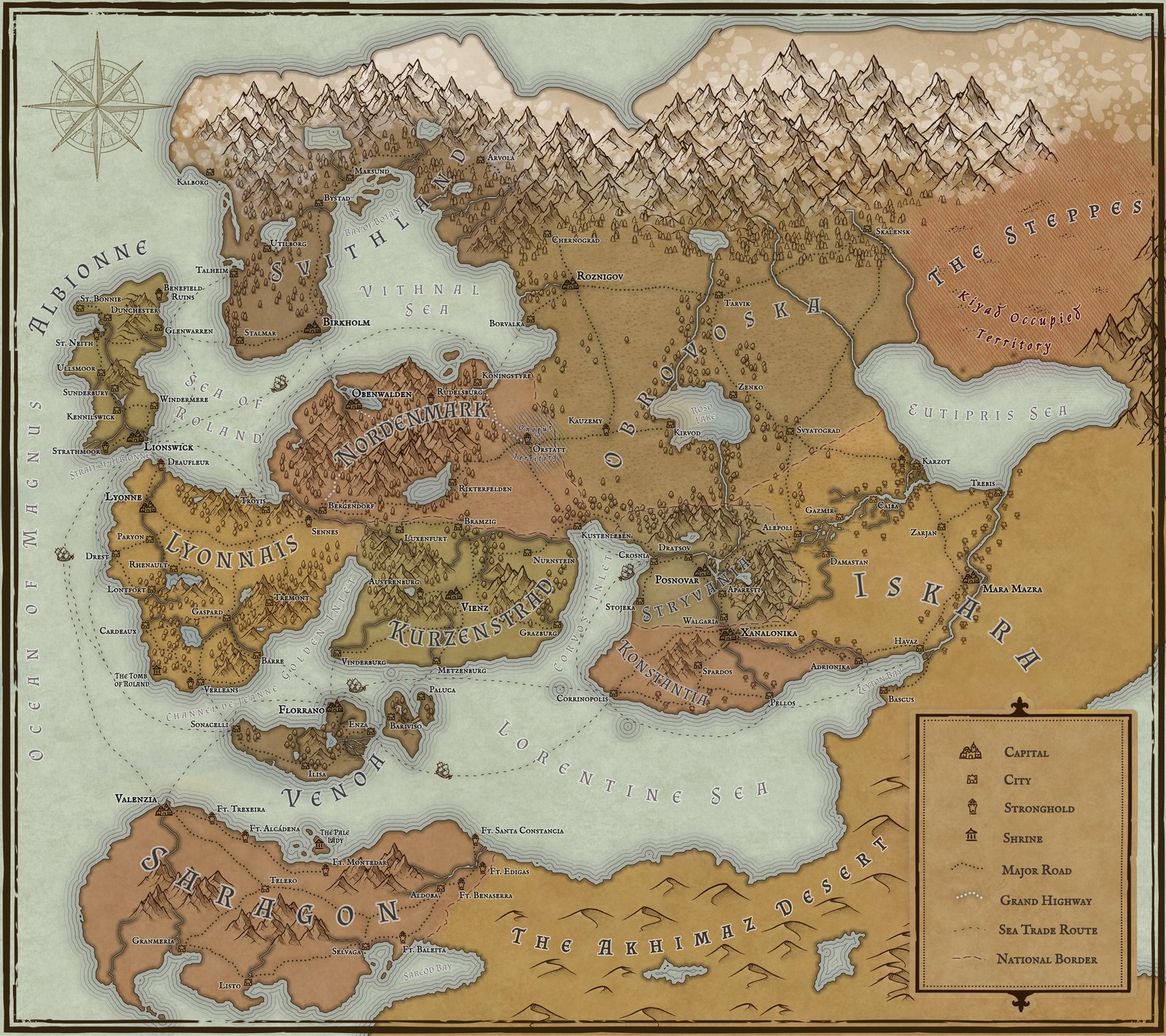 The Known World Map Thumbnail